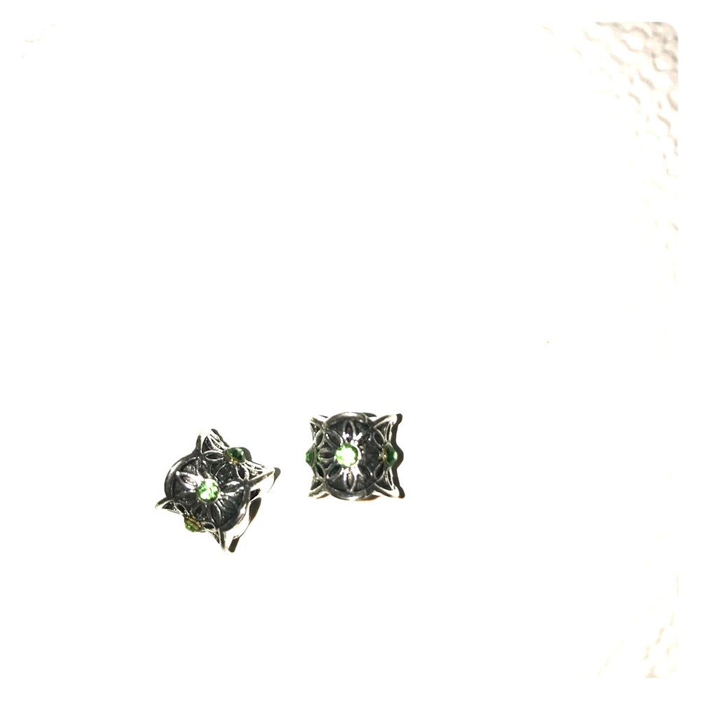August Peridot LimeGreen LeoVirgo Birthstone Charm